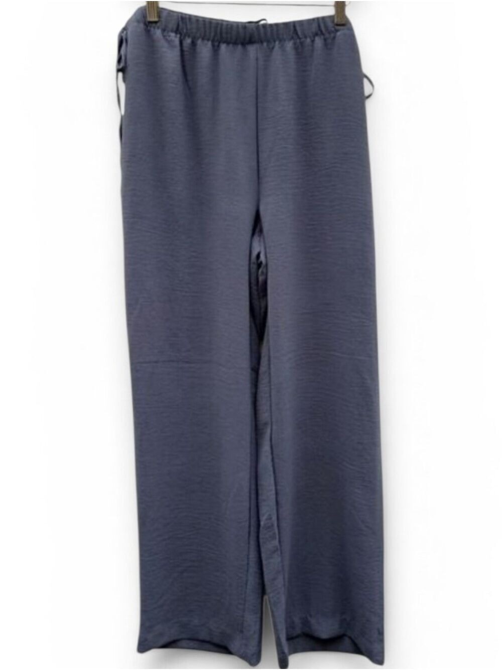 Jules & Leopold Flowy Gray Blue Wide Leg Trousers